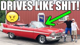 FIRST TIME DRIVING MY 1958 BELVEDERE!! THIS WAS CRAZY..