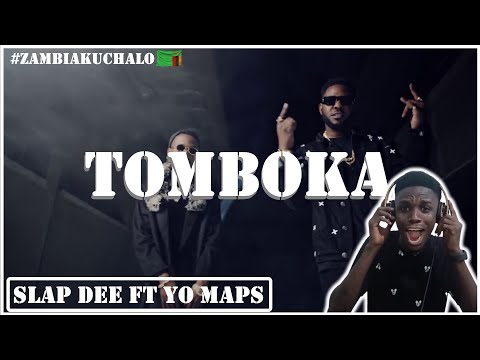 TWO LEGENDS IN ONE ❤️🔥 Slapdee ft Yo Maps - TOMBOKA (Official Video) #reaction #zambia #slapdee