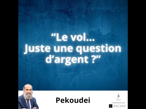 Le vol... juste une question d'argent ?