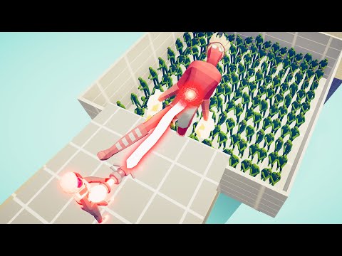 NEON LASER + ZOMBIE PIT vs EVERY UNIT | TABS Totally Accurate Battle Simulator