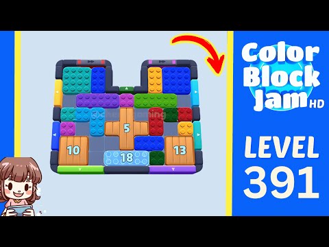 Color Block Jam Level 391 Solution Walkthrough