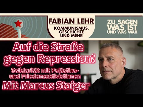 Auf die Straße gegen Repression! Mit Marcus Staiger