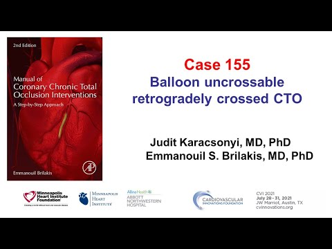 Case 155: Manual of CTO PCI - Balloon uncrossable CTO