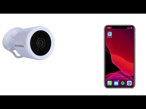 Einrichtung der Maginon Überwachungskamera IP 125 mit RJ45 Netzwerkanschluss