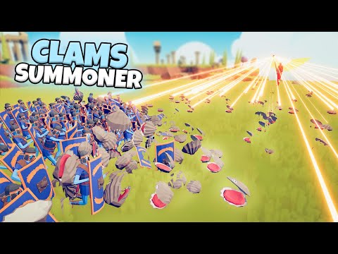 CLAMS SUMMONER VS EVERY FACTION | TABS MODDED GAMEPLAY
