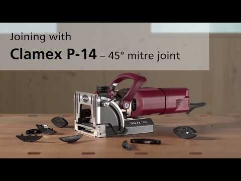  Joining with Clamex P-14 – 45° mitre joint