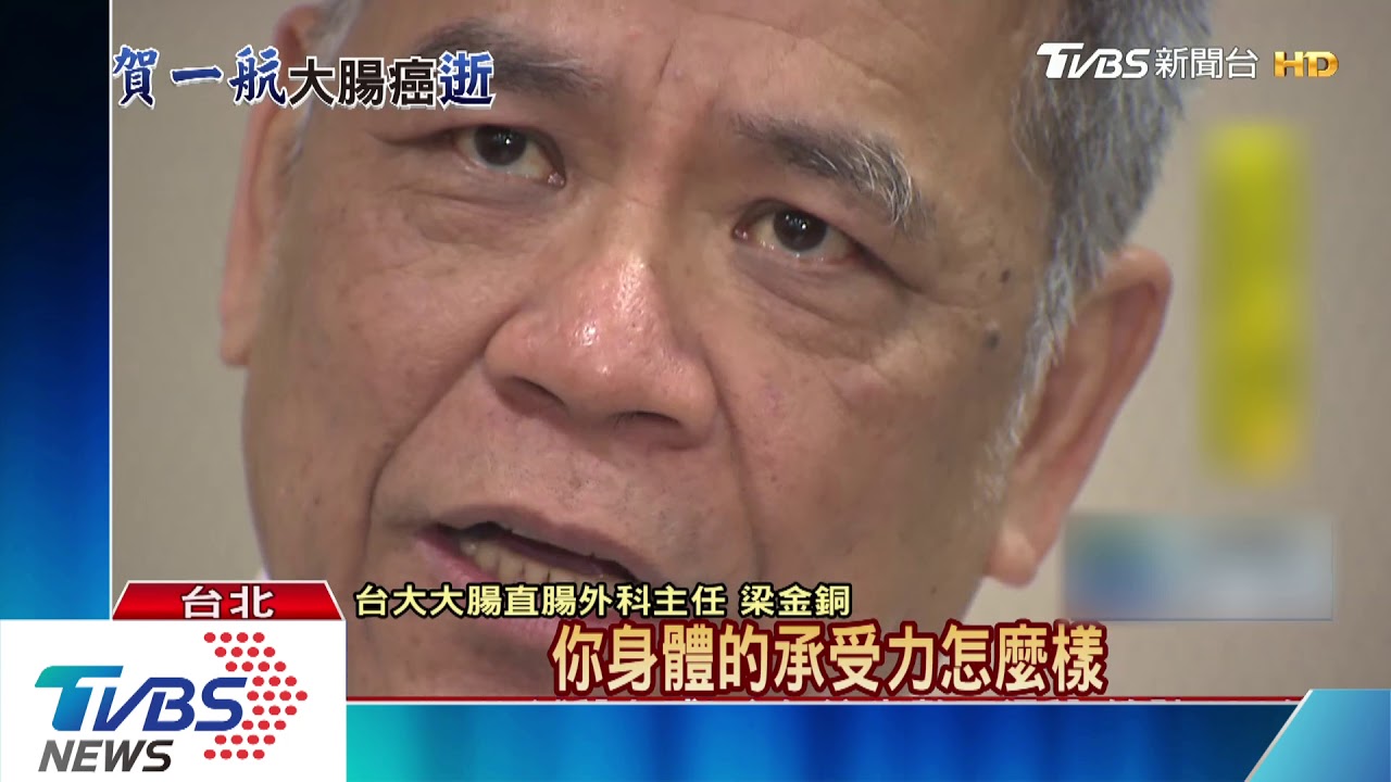 怕痛!賀一航罹患大腸癌未化療 僅打針、吃草藥