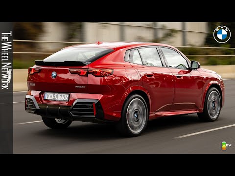 2024 BMW iX2 xDrive30 | Fire Red | Driving, Interior, Exterior (Australia)