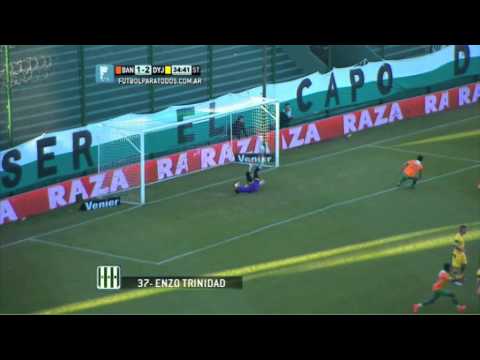 Gol de Trinidad. Banfield 2 Defensa 2.Fecha 2.Torneo Primera División 2014.Fútbol Para Todos