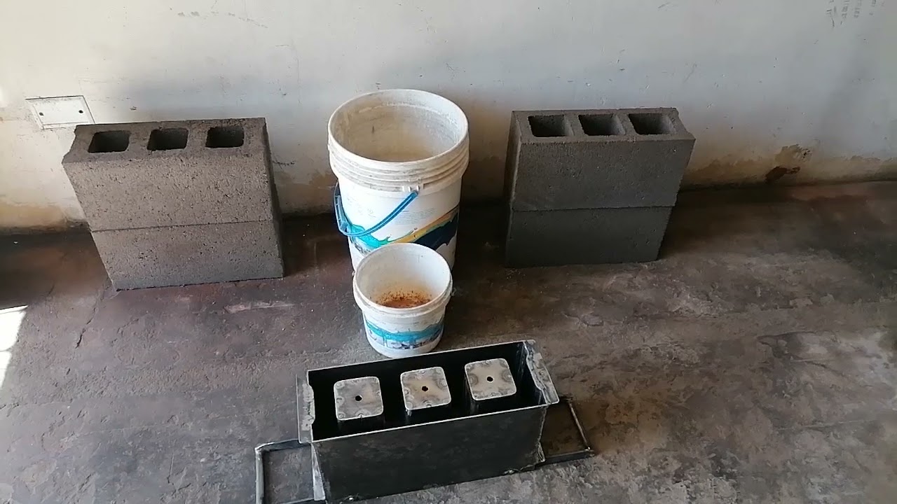 CUANTOS BLOQUES SALEN POR BOLSA DE CEMENTO 1 / How many hollow blocks come out per bag of cement 1