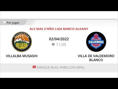Alevin masc 10 VILLALBA MUSASHI - VILLA DE VALDEMORO
