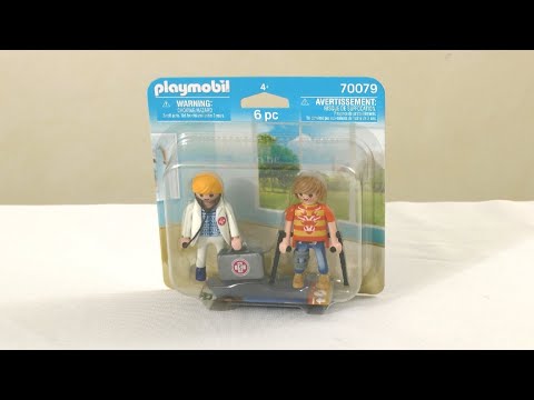 Unboxing Playmobil : La médecin et le patient (2019) – 70079