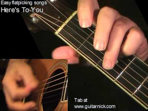 HERE'S TO YOU Baez/Morricone: Acoustic Guitar Lesson + TAB by GuitarNick