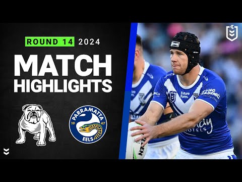 NRL Highlights | NRL 2024 | Bulldogs v Eels | Match Highlights