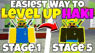 Easiest Way To Level Up Haki [Blox Fruits]