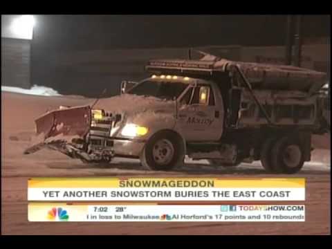 Mike Seidel The Today Show Braintree,  MA Snowstorm 1-27-2011