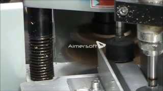 Alumach AEMM160M semi-manual end milling machine