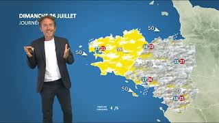 Illustration de l'actualité La météo de votre samedi 25 juillet 2026