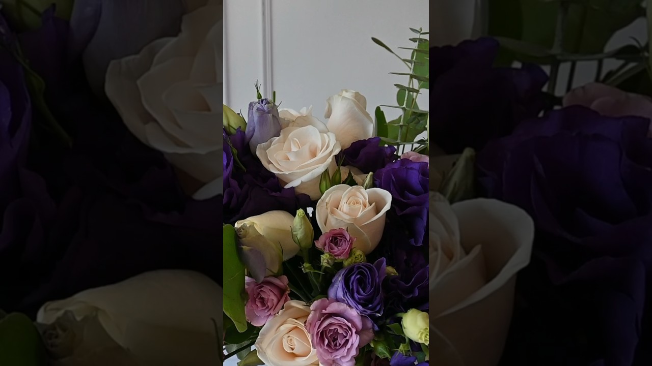 Ramo de novia en tonos morados y lilas 💜💍