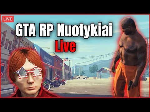 🔴 GTA RP Mamuto ir Martyno Nuotykiai LIVE !