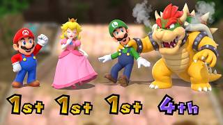 【マリオパーティシリーズ】全3対1ミニゲーム対決！全衣装 マリオ＆ピーチ＆ルイージ VS クッパ4K UHD