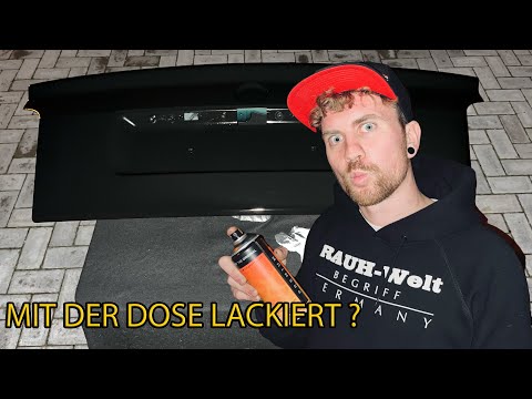 kann man eine Heckklappe mit einer Sprühdose lackieren ? I Die Tiefgarage