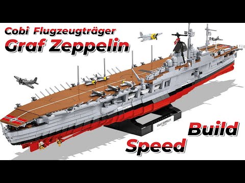 Speed Build - Cobi 4826 - Klemmbausteinset - Flugzeugträger Graf Zeppelin