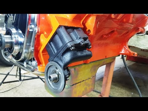 440 Chrysler Mopar Engine Building Part 7 Oil Pump Cleaning and Installation
