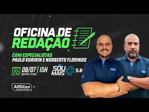 Aula de Oficina de Redação com Especialista - AlfaCon