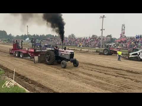 White 160 farm stock tractor pulling