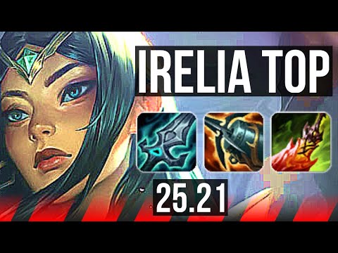 IRELIA vs DARIUS (TOP) | 9 solo kills, Dominating | EUW Master | 25.21