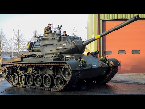M47 Patton tank is taken out for a spin