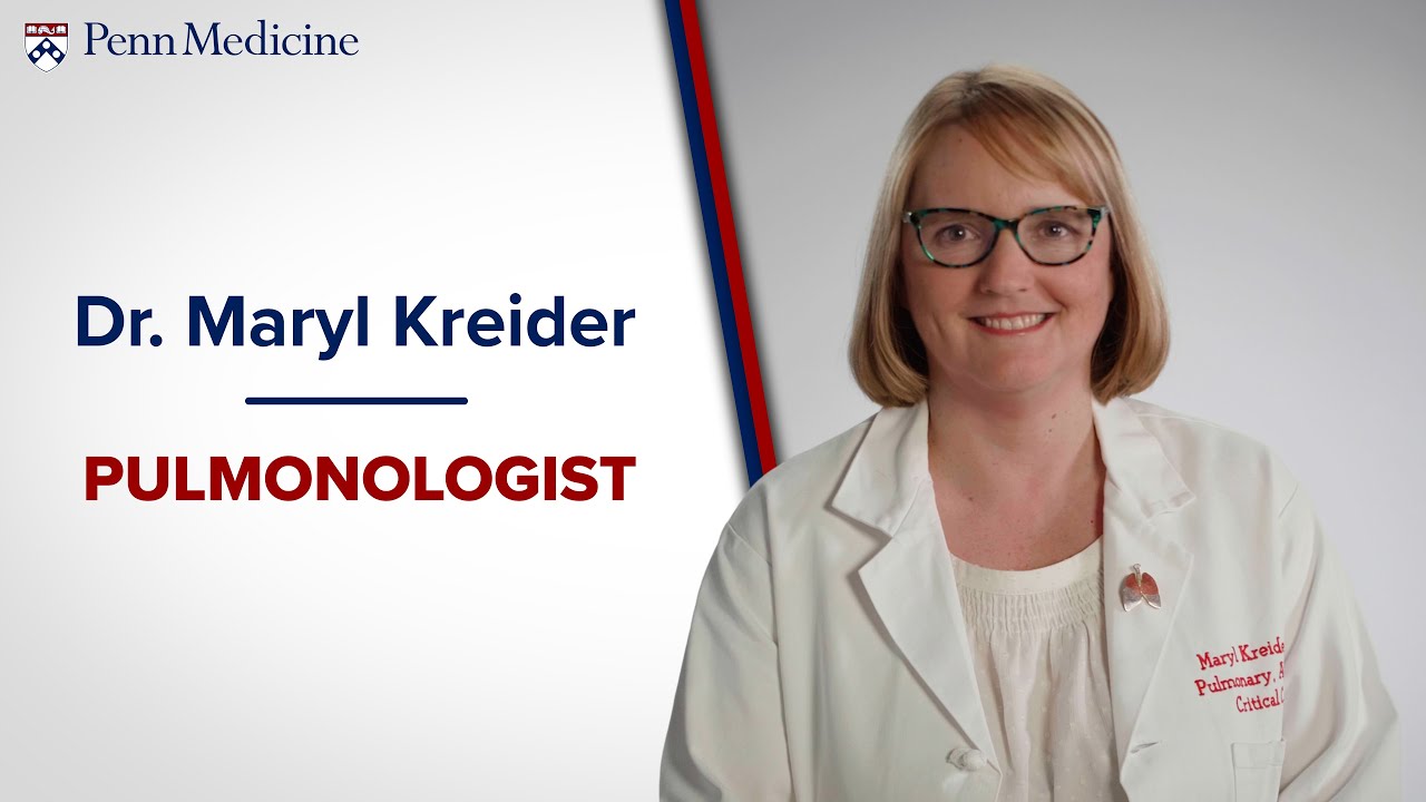 Watch video featuring Maryl Kreider, MD, MSCE on YouTube