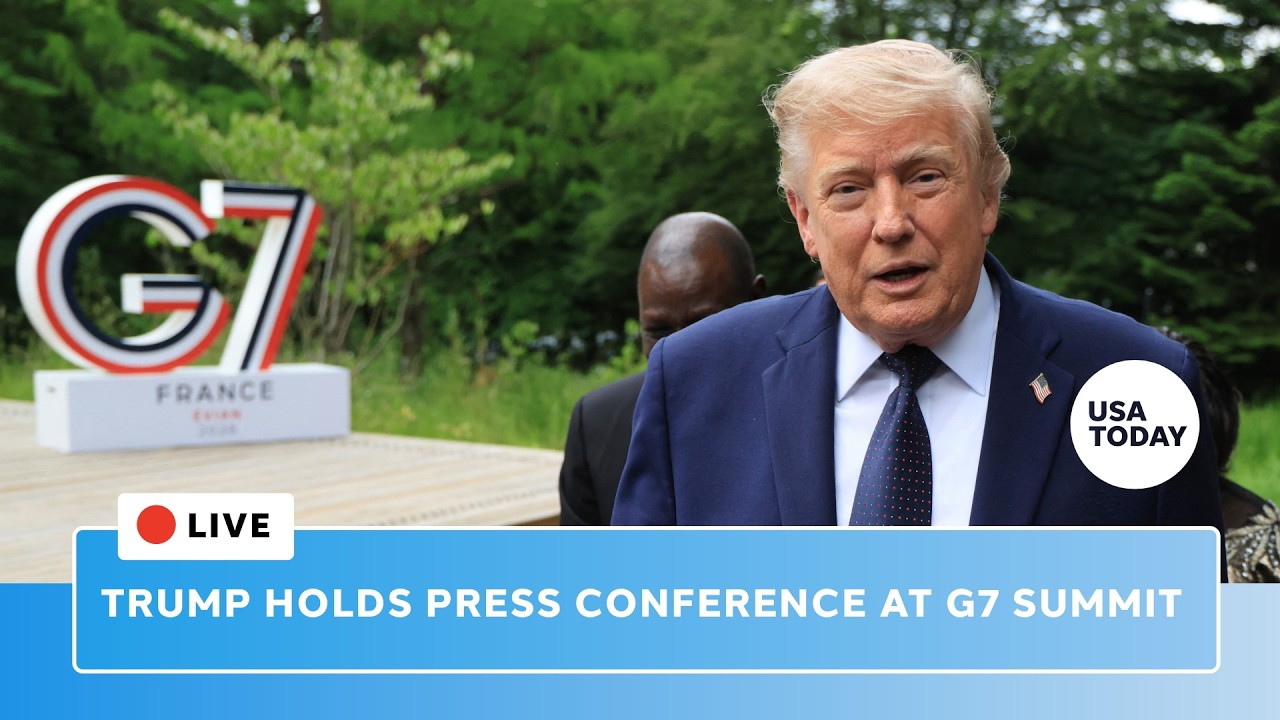 Live: Trump holds press conference at G7 summit in France after meetings with Modi, Macron and more
