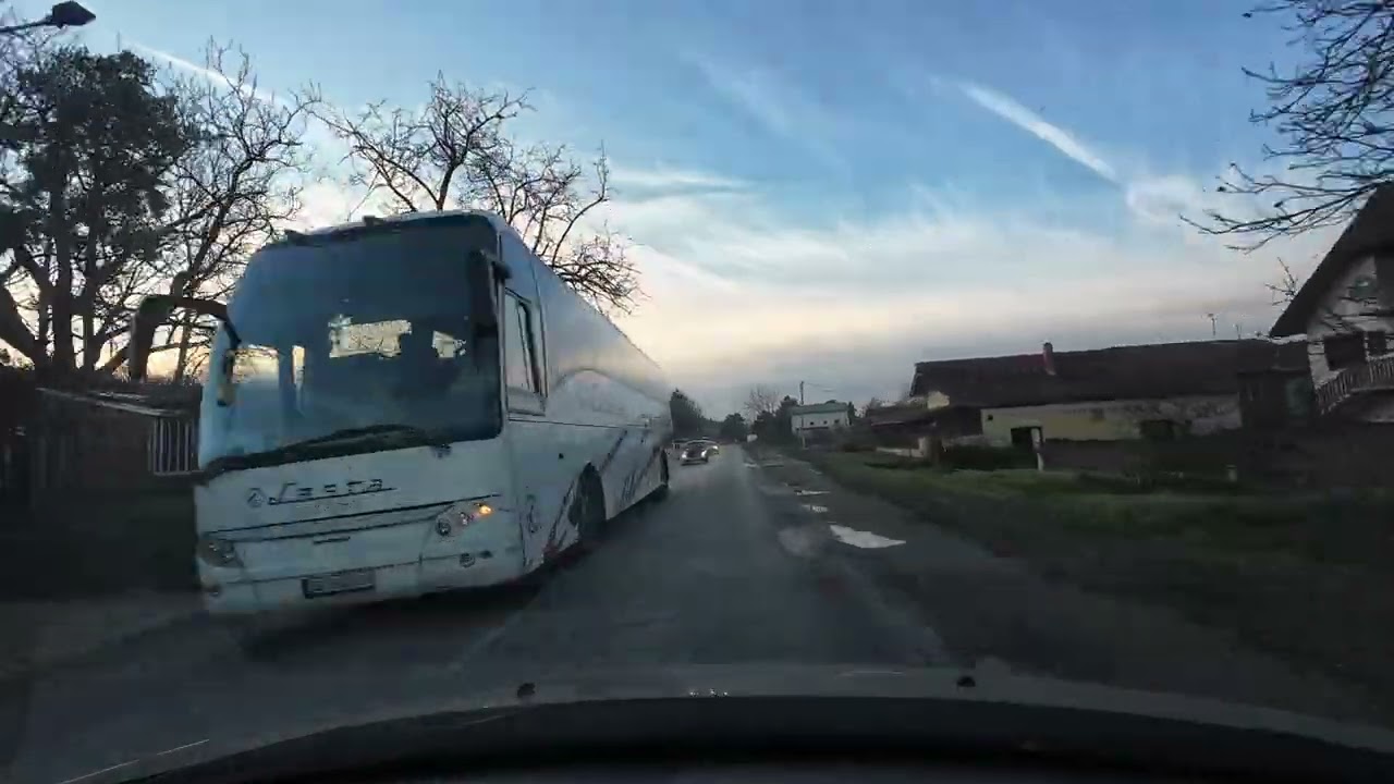 4K Driving from Smederevo to Belgrade on 22 of December 2024 - 4K House Music