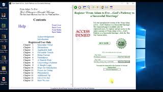 From Adam to Eve    How to Unlock the eBook
