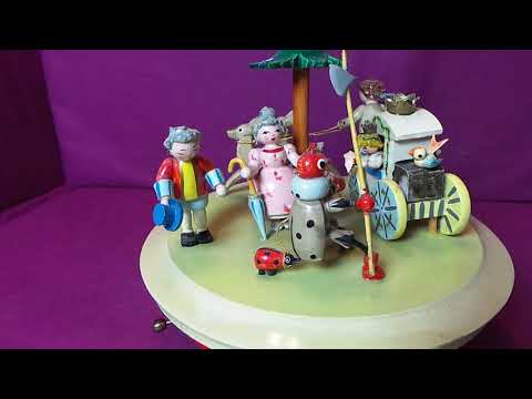 Steinbach uralte Spieluhr Nr. 005 - seltenes Sammlerstück aus dem Erzgebirge