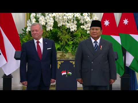 Raja Yordania Anugerahi Presiden Prabowo Tanda Kehormatan Tertinggi