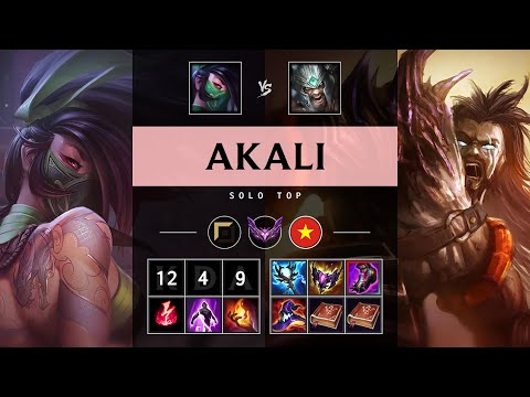 Akali Top vs Tryndamere - VN Master Patch 25.14