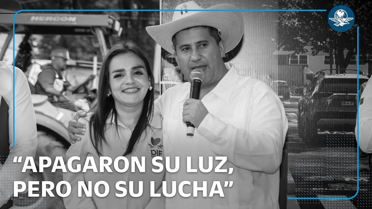 Entre lágrimas, esposa del alcalde Carlos Manzo exige justicia: “Apagaron su luz, pero no su lucha”