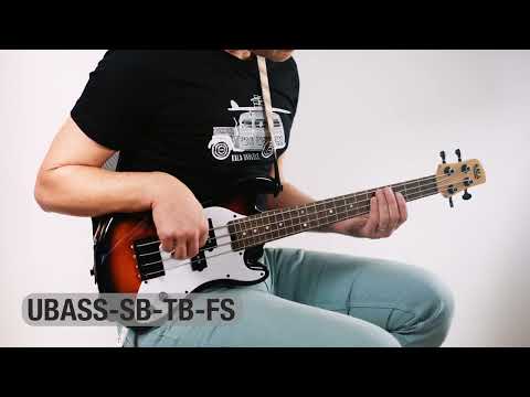 Kala U-Bass Solid Body 4 Tobacco Burst Lefthand