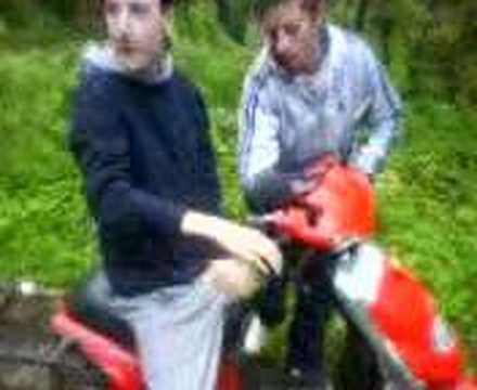 us oan the bike at 7am