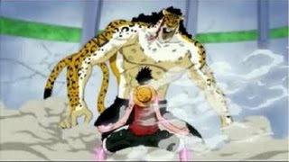 Luffy Vs Lucci (Leopard Form Fight) Eng Sub