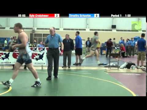 Men`s Freestyle 80 KG Kyle Crutchmer vs. Timothy Schaefer