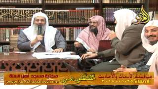 مناقشة الأبحاث والأحاديث بمكتبة مسجد أهل السنة بمنية سمنود 25 01 2017  10
