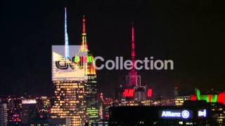 NY:EMPIRE STATE BUILDING LIGHT SHOW