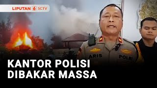 Download lagu Polsek Muara Batang Gadis Dibakar Massa  | Liputan 6 mp3