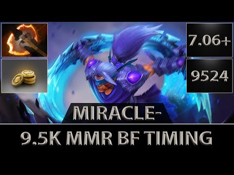 Miracle- [Anti-Mage] 9.5K MMR Battle Fury Timing ► Dota 2 7.06d