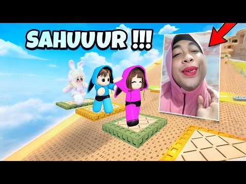 Yuta, Mio Dan Baby Celine Ajak Popo Dan Mimi Naik Tower Sahur Di Bulan Puasa || ROBLOX