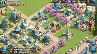 RoK283-VIP14 68M power - expertise : 05 legendary commanders - 14k Gems.